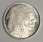 1 oz .999 Silver 2016 Dated Buffalo Bullion Round