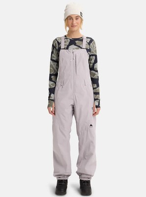Women's BURTON Reserve 2L Bib Pants WASHED LAVENDER | eBay