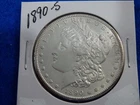 1890-S Morgan Silver Dollar / Brilliant Uncirculated BU 90% Silver