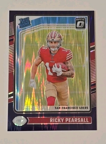 Trading a rare 2024 Panini Prizm Ricky Pearsall Gold Vinyl Auto sports card