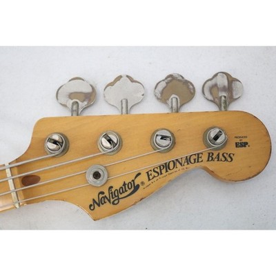 NAVIGATOR ESPIONAGE BASS PB Used Maple fingerboard Natural w/Gig 