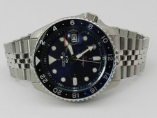 Seiko Men's Automatic 5 Sports Stainless Steel Bracelet Watch 43mm SSK003