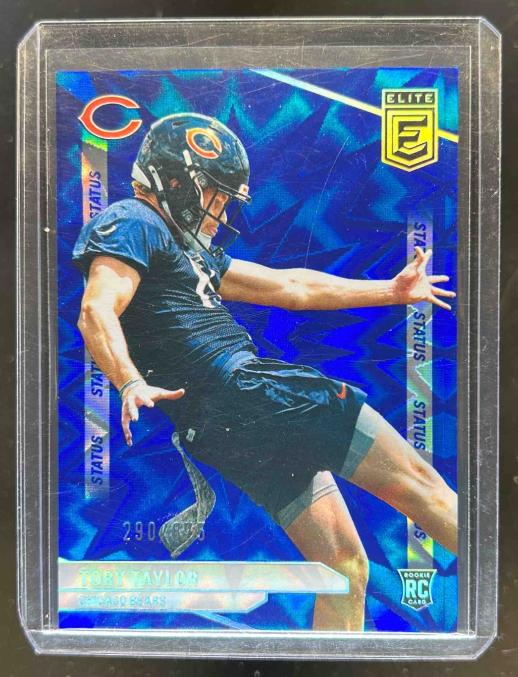 2024 Donruss Elite Tory Taylor RC Status Explosion Rookie #290/875 Bears