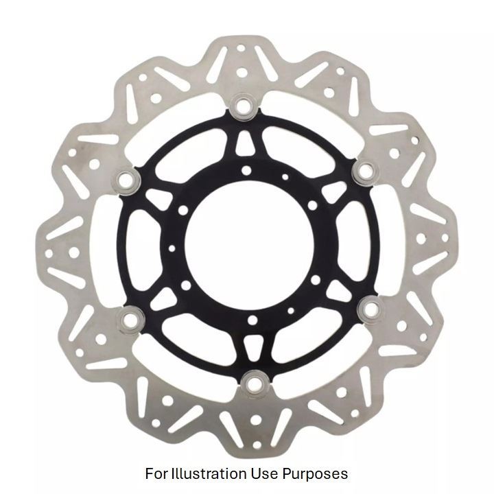 EBC Float Vee Rotor FR BLK Hub FRHS for Honda CBR 1000 RA Fireblade 2009 - 2016