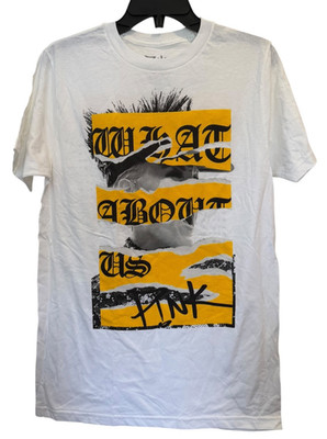 P!nk Beautiful Trauma World Tour T-Shirt 2019 Concert White Medium NWOT