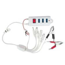 Cargador de batería universal de construcción ABS Smarthone 3 cargador de clip USB