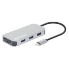 Manhattan USB-C 8-in-1-Dockingstation mit Power Delivery