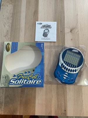 Radica Free Cell Solitaire Hand Held Electronic Game 2004 with Backlight