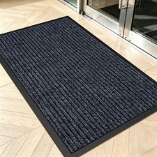 Commercial Floor Mat Non-Slip Waterproof, 29"X17" Front Door Mat for High Traffi