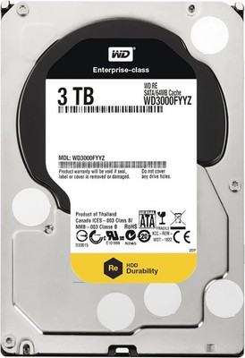 3TB SATA WD3000FYYZ Western Digital 3.5'' 7200 RPM 6Gbps Enterprise HD Hard Drive