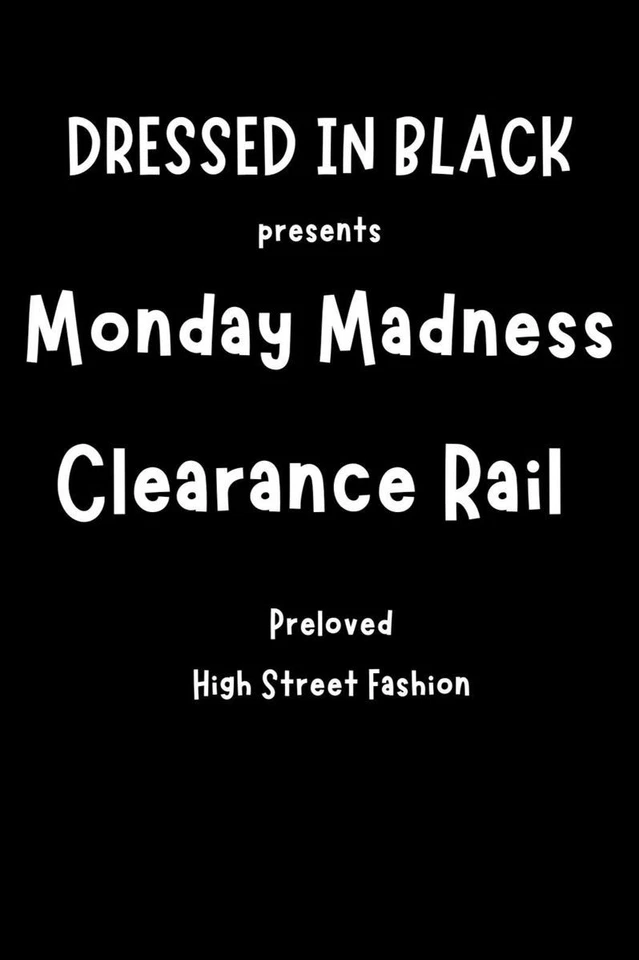 Monday Madness Clearance Rail