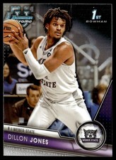 2023-24 Bowman University Chrome Dillon Jones Weber State Wildcats #1