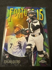 2025 Topps Chrome Update Edgar Quero Fortune 15 #F15-22 White Sox RC LOT!!!