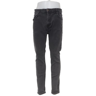 Pull & Bear, Jeans, Größe: 46, Grau, Baumwolle/Elasthan, Einfarbig, Denim #JFC