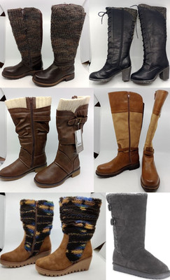 MUK LUKS WOMEN'S FASHION WINTER BOOTS sz 6 VARIOUS COLORS AND MODELS