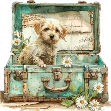 FHBUBPUP Dog Diamond Art Kits for Adults, 5D Painting Multicolored 