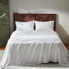 GOKOTTA King Size Sheets Set 4 Piece, 100 FSC  Certified Rayon Der... Fast