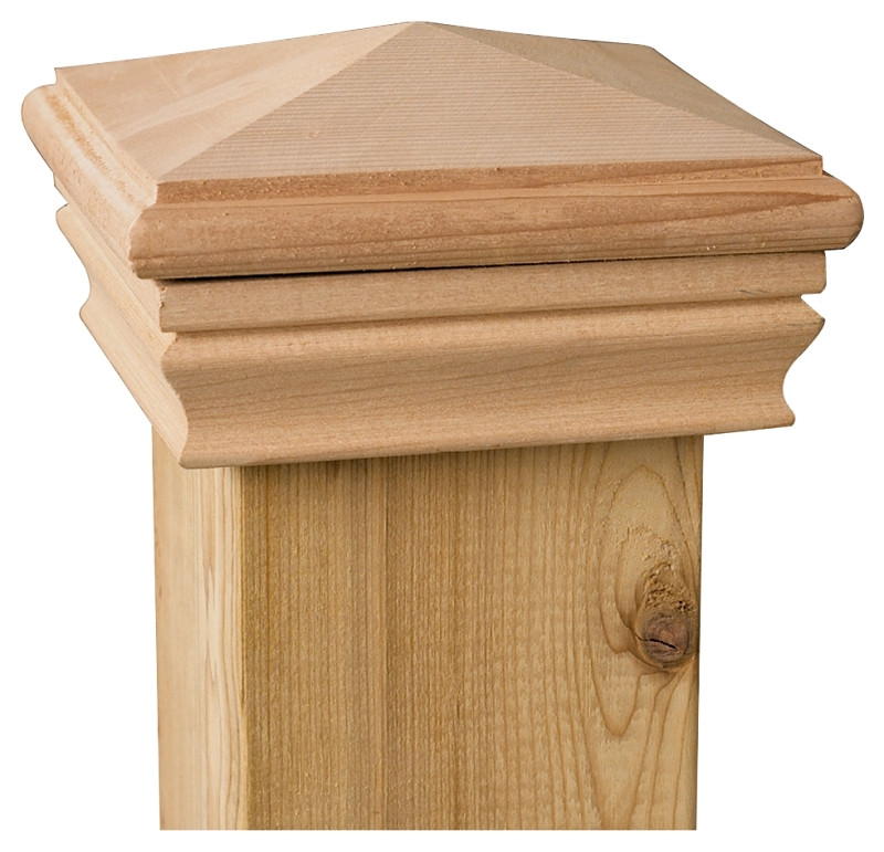 Post Cap Cedar 4x4