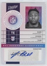 2024 Panini Prestige NFL Passport Signatures Jaheim Bell #NPS-JBL Auto 0l8y