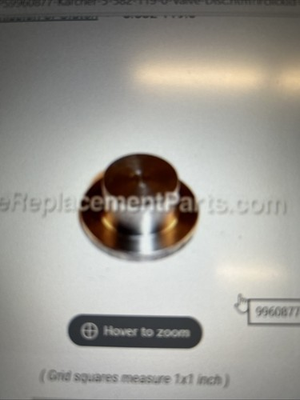 #ad 5.582 119.0 Karcher Valve Disc $7.25