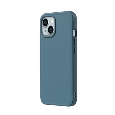 Rhinoshield, SolidX Hülle für iPhone 15 Plus, kabelloses Laden kompatibel, Blau