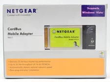 Netgear CardBus Mobile Adapter FA511 10/100 Mbps Fast Ethernet- Factory Sealed