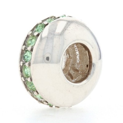 NEW Chamilia Bead Charm - Sterling Silver Green Wink 2083-0246