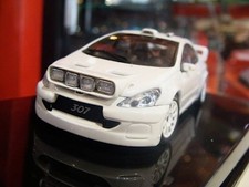 1/43 Autoart Peugeot 307 Wrc Plain Body Version Minicar