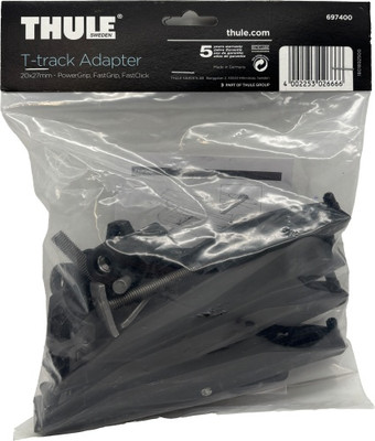 Thule 697400 T-Nut Adaptersatz (20x20mm) für Power-Grip & Fast-Grip