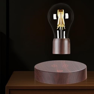 Schwebende Glühbirne Lampe, magnetische schwimmende kabellose LED Birne Schreibtischlampe