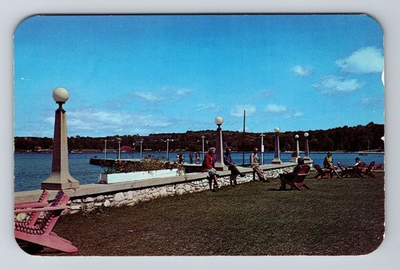 #ad Egg Harbor WI Wisconsin Alpine Hotel amp; Cottages Water Front Vintage Postcard $0.99