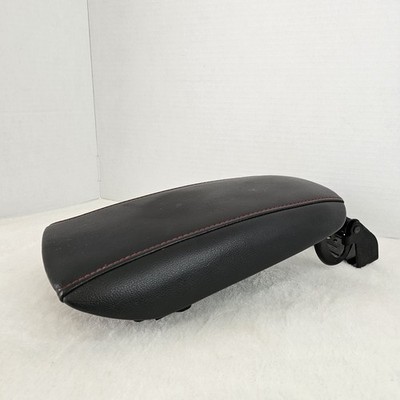2013-2016 Ford Fusion Center Console Black Leather Red Stitch  Armrest Lid OEM