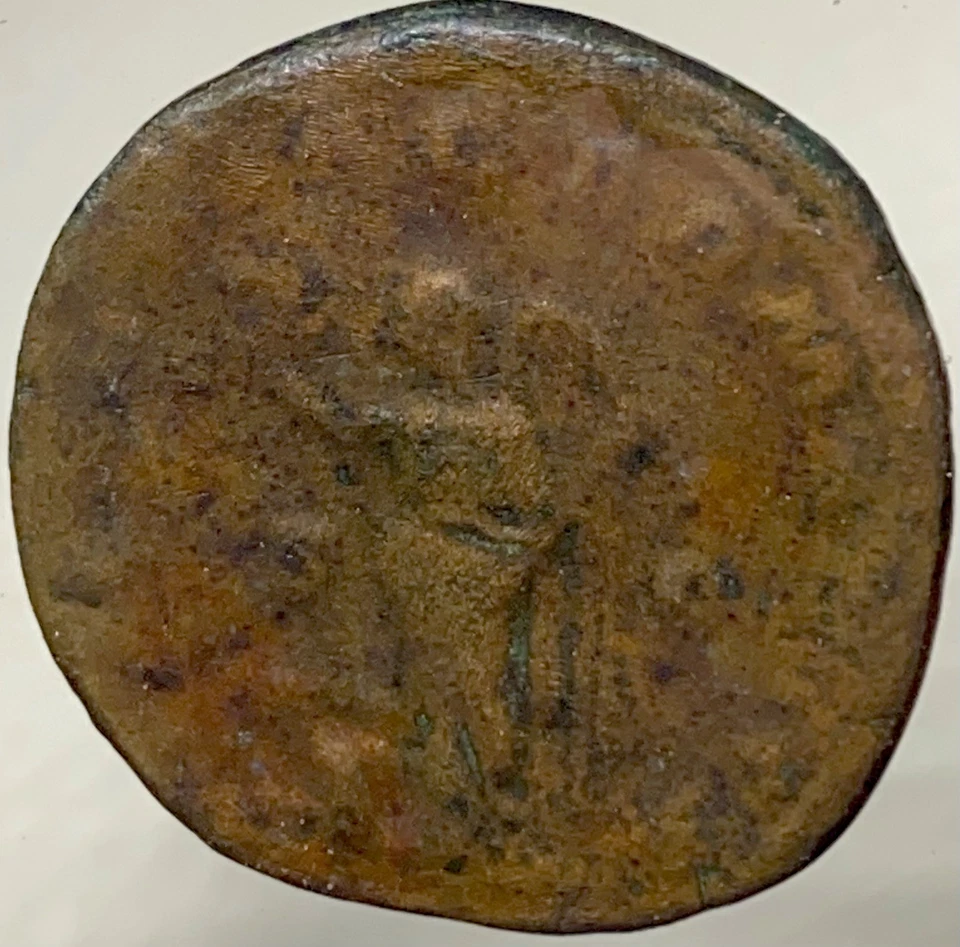 Sestertius Ancient Roman Coin Emperor Maximinus Thrax 235-236AD Victoria German - Image 2 of 4