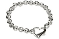 Silbermoos Damen Armband Armring Armspange Reif Schmuck Herz 925 Sterling Silber