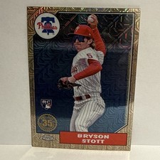 2022 Topps Update Series - 1987 Mojo Silver Pack Bryson Stott #T87C-38 (RC)