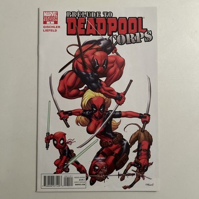 Prelude to Deadpool Corps 1 McGuinness Variant 1:30 HOT 2010 1st App RARE GHOST