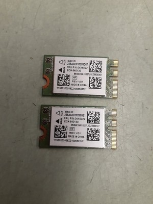 (2) Lenovo B50-80 Qualcomm Atheros Wireless WIFI Board Card QCNFA335 04X6022