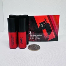 2YSL Tatouage Couture Velvet Cream MINI Matte Liquid Lipstick 201 Rouge Tatouage