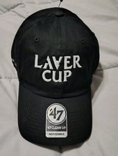 Laver Cup 2025 San Francisco Black Hat Adjustable Official Tennis Event New