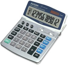 Aurora DT401 Desktop Calculator (With Huge Display and Euro conversion))