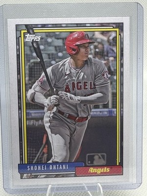 2021 Topps Update #T92-4 Shohei Ohtani 1992 Topps Redux