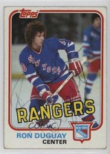 1981-82 Topps Ron Duguay #96E 0u2j