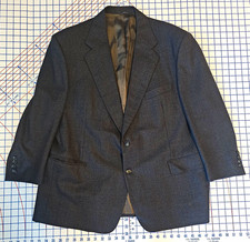 Ermenegildo Zegna Men's Gray Wool Blazer 44R Single-Breasted 2-Button Notch 4
