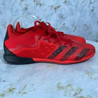 Adidas Predator Freak.3 Mens Size 11.5 Shoes Red Black Low Indoor Soccer Cleats