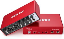 2x2 USB Audio Interface for Recording Music