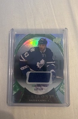 2015-16 Upper Deck Trilogy - Debut Year Nazem Kadri #81 Green Rainbow Foil /109