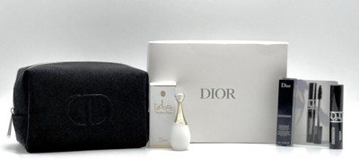 Dior Beauty 3 Pc gift set with black Logo bag New/boxed