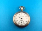 1895 ELGIN POCKET WATCH--GRADE 74--18s--11j--SILVEROID CASE--REPAIR