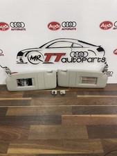 Audi TT Mk2 2006-2014 8J PAIR Of COUPE Interior Sunvisors Sun Visors Light Grey