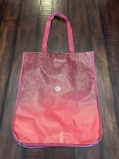 Lululemon Large Reuseable Store Shopping Bag/Tote - 14 x 16 x 6 - Red Ombre
